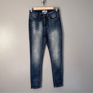 Mudd Women's Skinny Jeans - Dark Blue